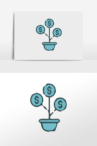 商务金融卡通图标元素图片