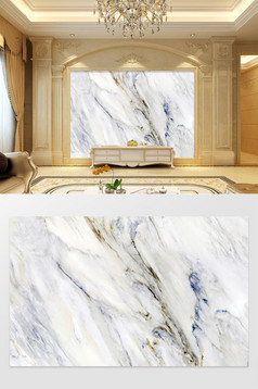 高清3D大理石纹山水花日出背景白云玉图片