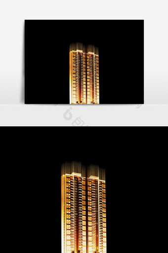 高楼大厦装饰设计元素图片