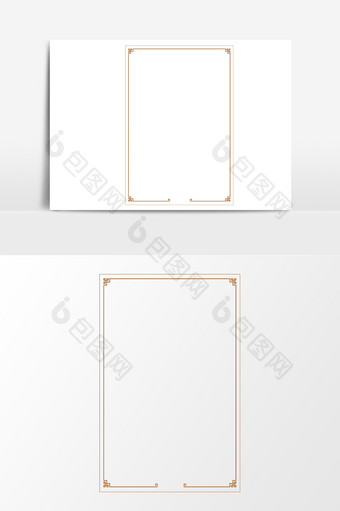 古典边框元素素材图片