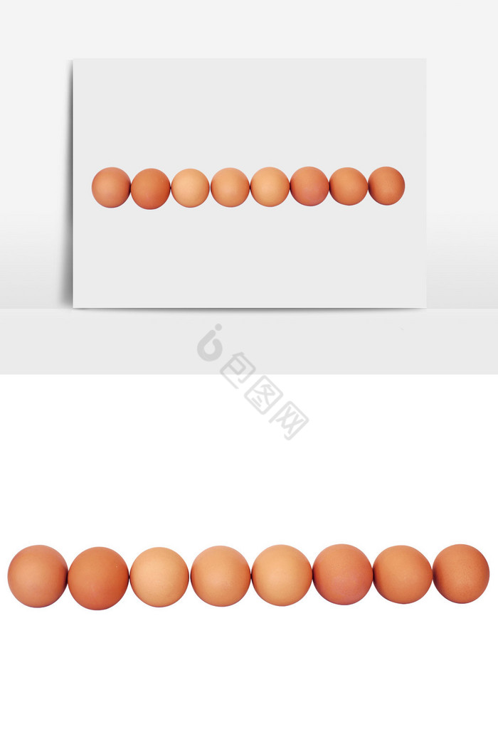 一排整齐的鸡蛋食品图片