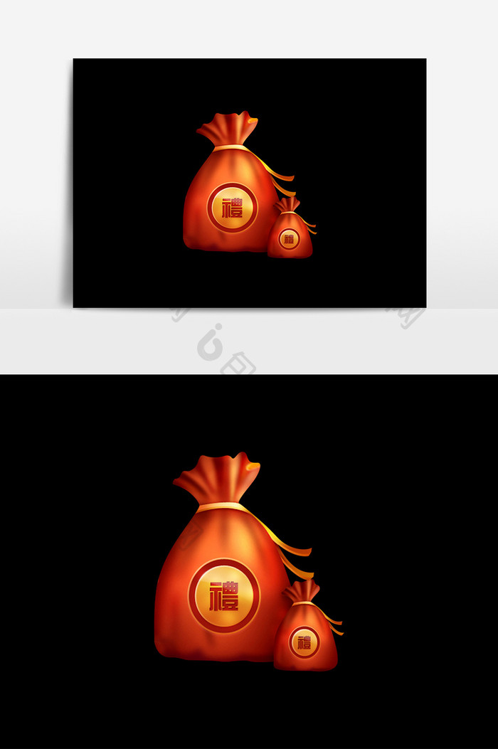 卡通福袋 Png素材 包图网