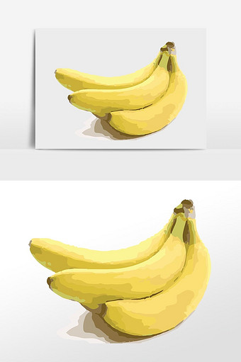美味香蕉蔬菜水果办公室淘宝电商素材图片