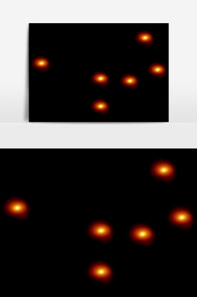 光电光晕效果元素素材