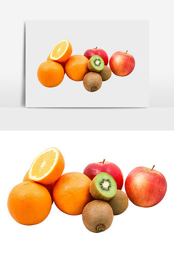 一堆新鲜水果素材图片