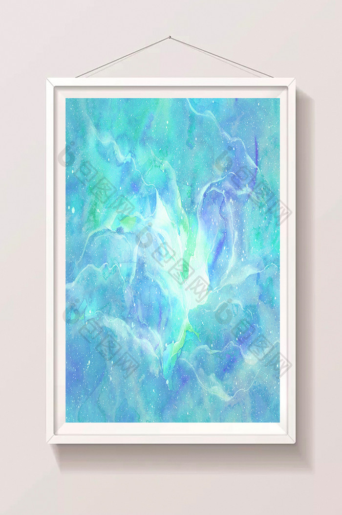 蓝色星空水彩手绘插画素材 图片下载 包图网 蓝色星空水彩手绘插画素材 图片下载 包图网