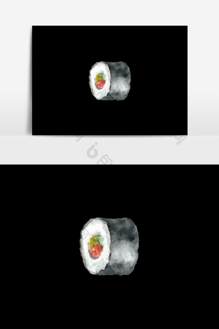简约寿司元素素材