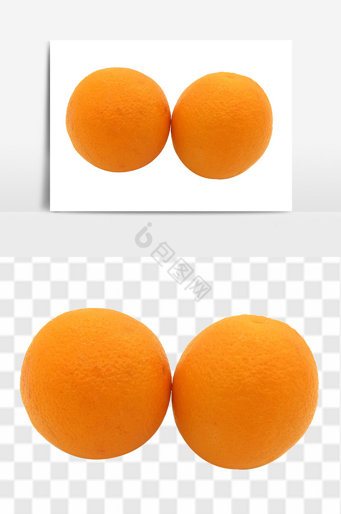 新鲜水嫩橙子图片