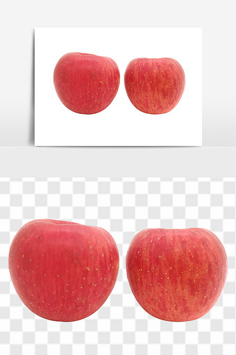 鲜嫩欲滴的红苹果素材图片