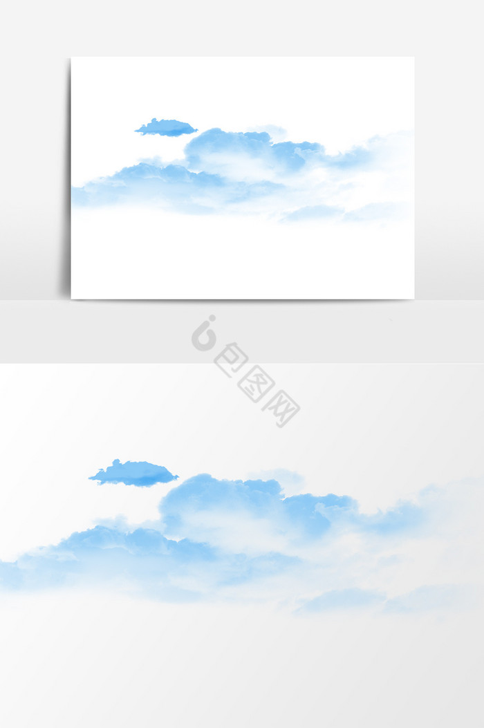 天空白云装饰图片