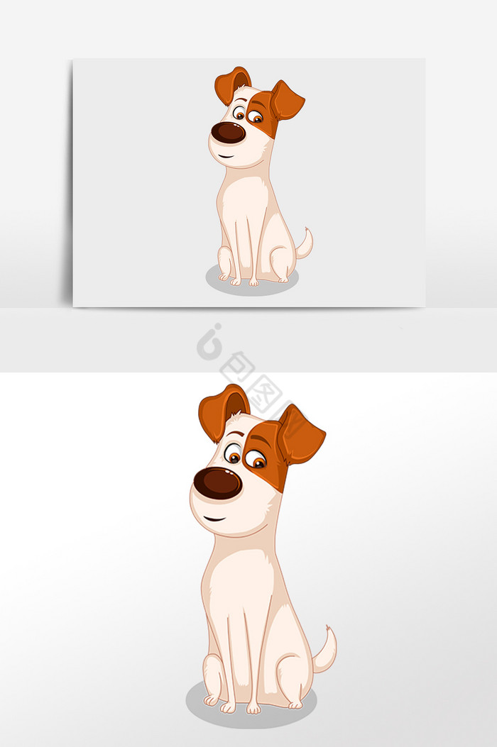 狗狗插画图片
