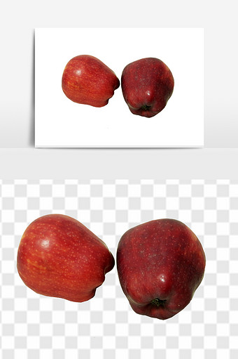 新鲜进口红苹果蛇果水果元素图片