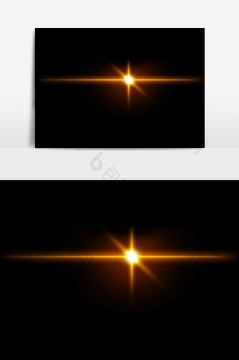 闪光星星光效元素素材图片