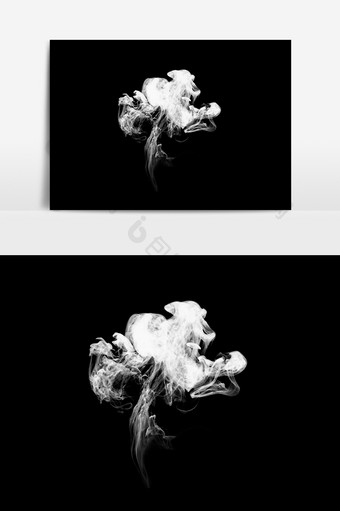 烟雾效果烟尘矢量素材图片
