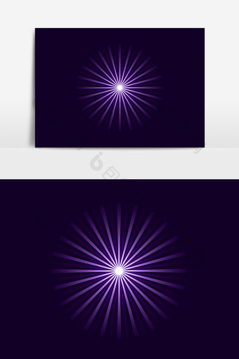 紫色点ps灯光光源元素图片