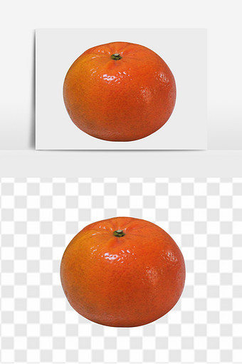 实物水果橘子PNG免抠设计素材图片