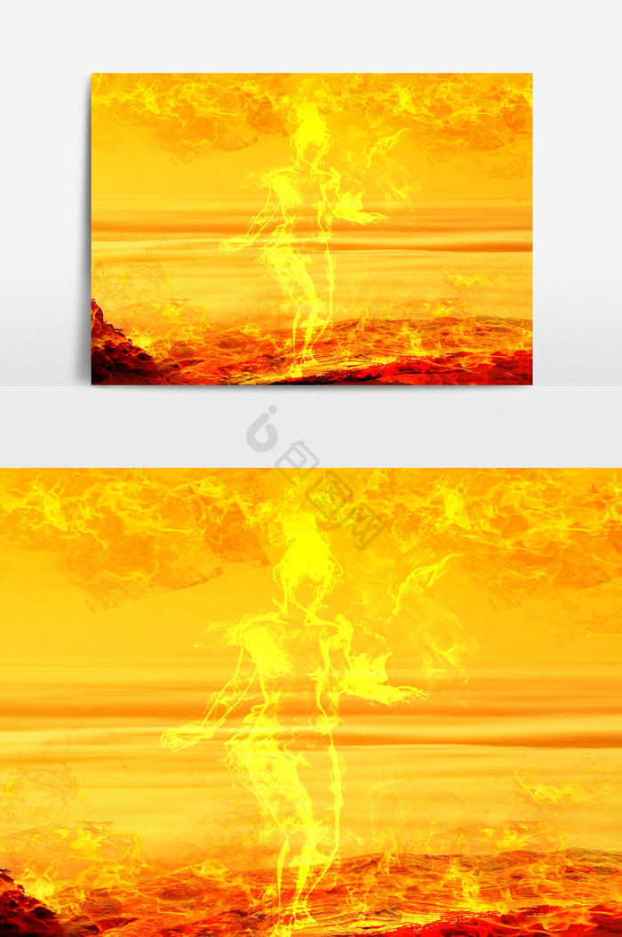 火海燃烧图片