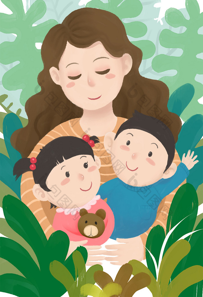 和妈妈一起过母亲节图片