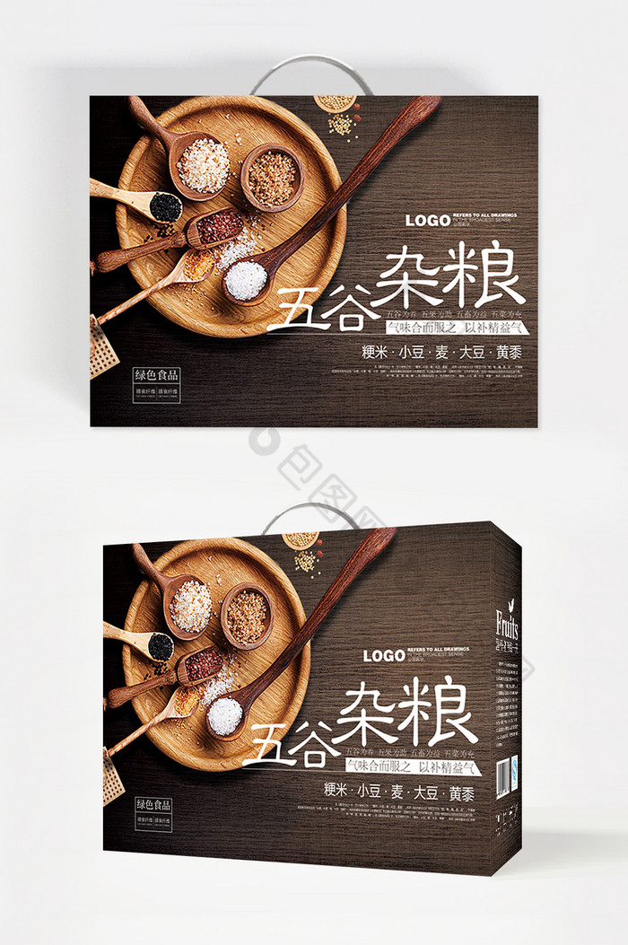 中式五谷杂粮包装图片图片