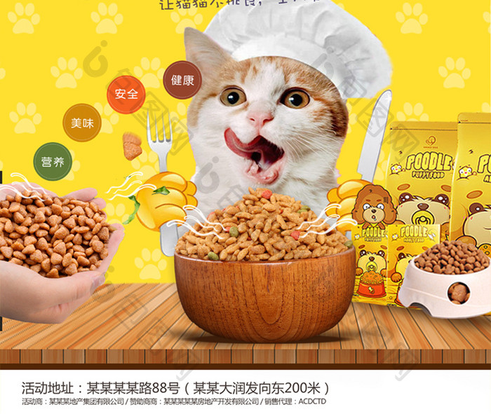 猫粮 宠物猫海报