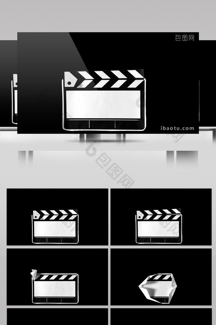 背景板电影定格动画逐帧动画背景视频