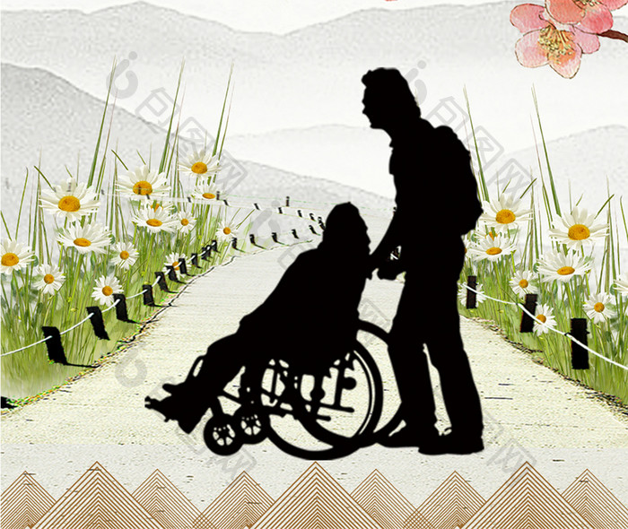 世界残疾人日海报机配图