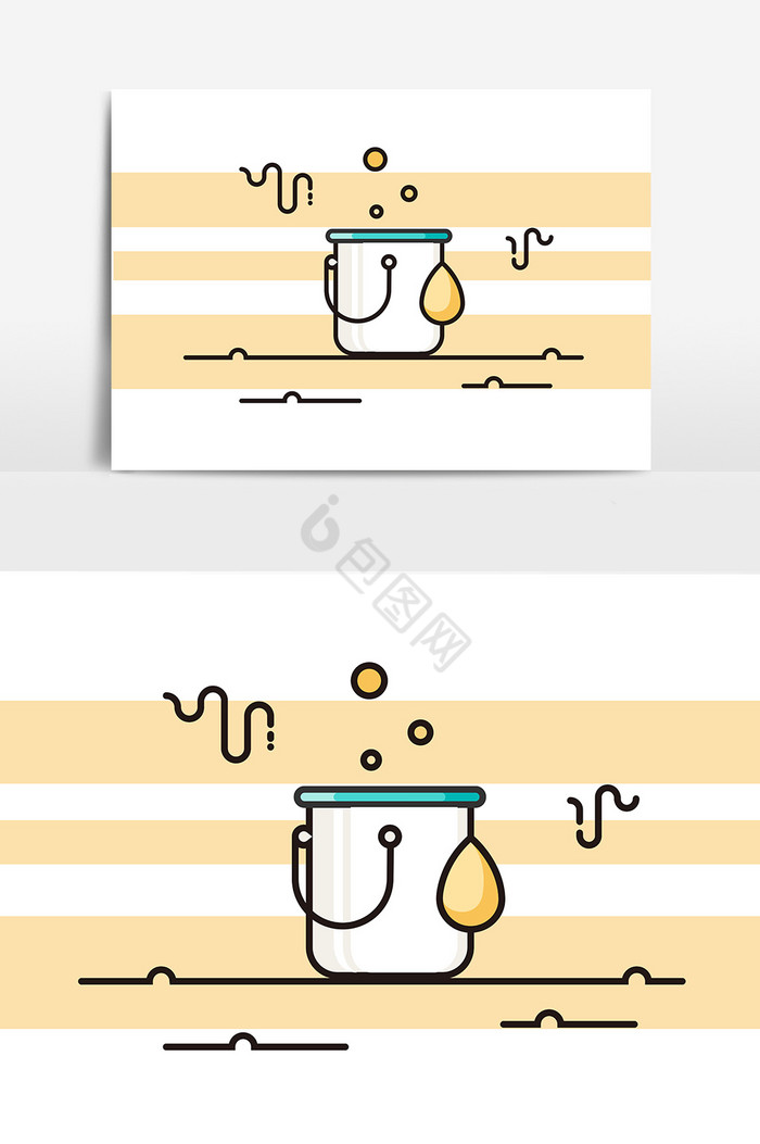 油漆桶动态图片