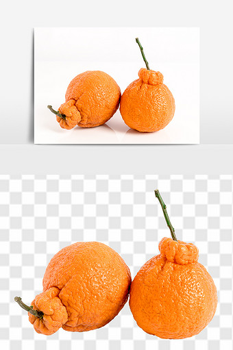 新鲜高清橘子丑橘水果元素食品素材图片