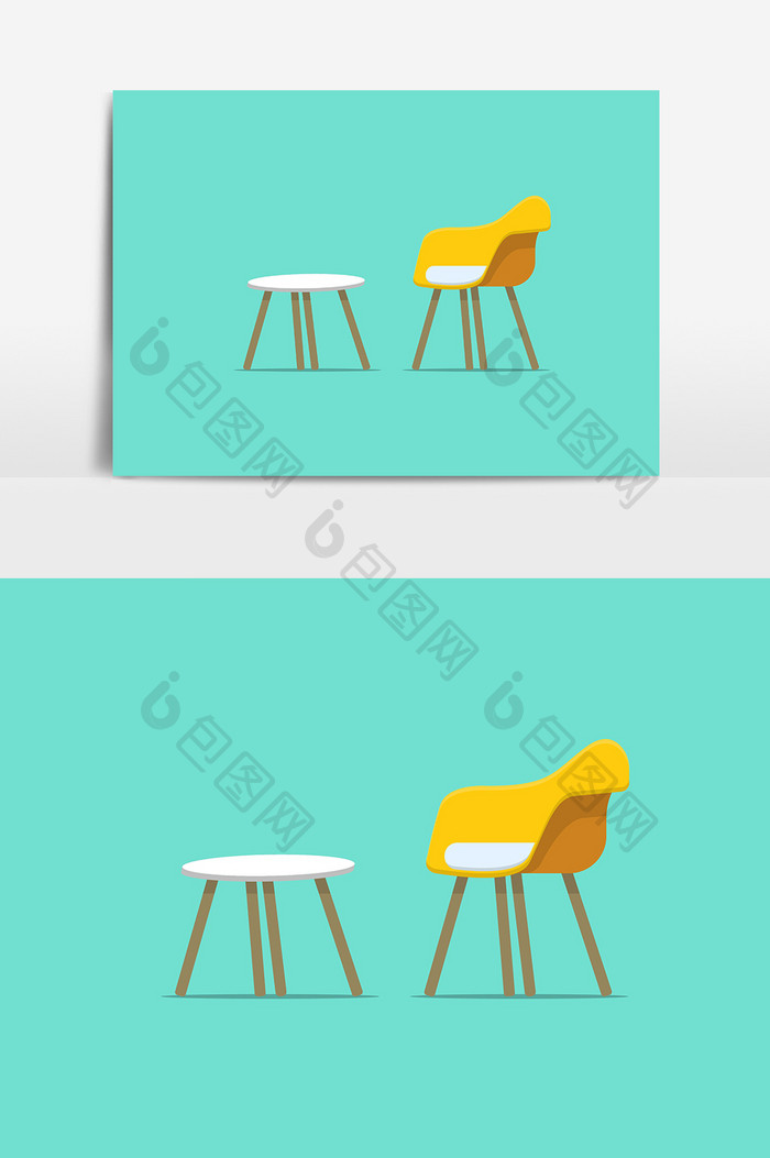 凳子塑料凳子元素设计
