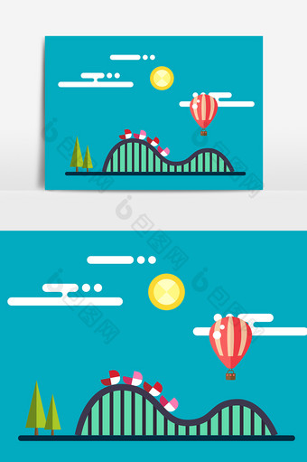 桥中国风桥元素设计图片