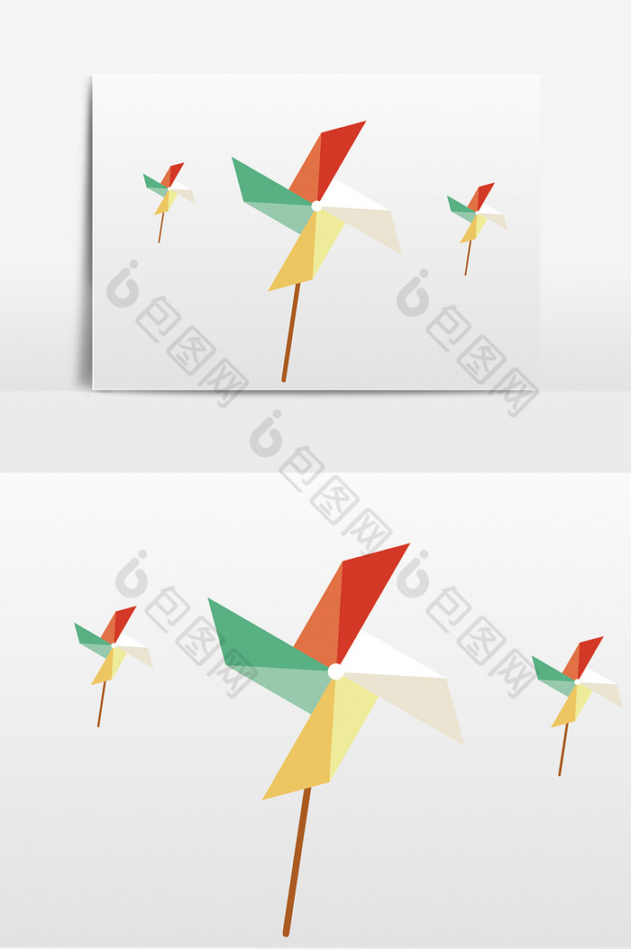 风筝纸风筝元素设计