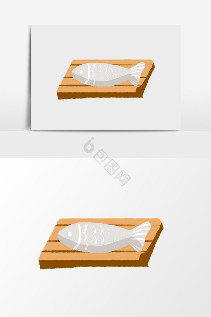 鱼切菜板图片