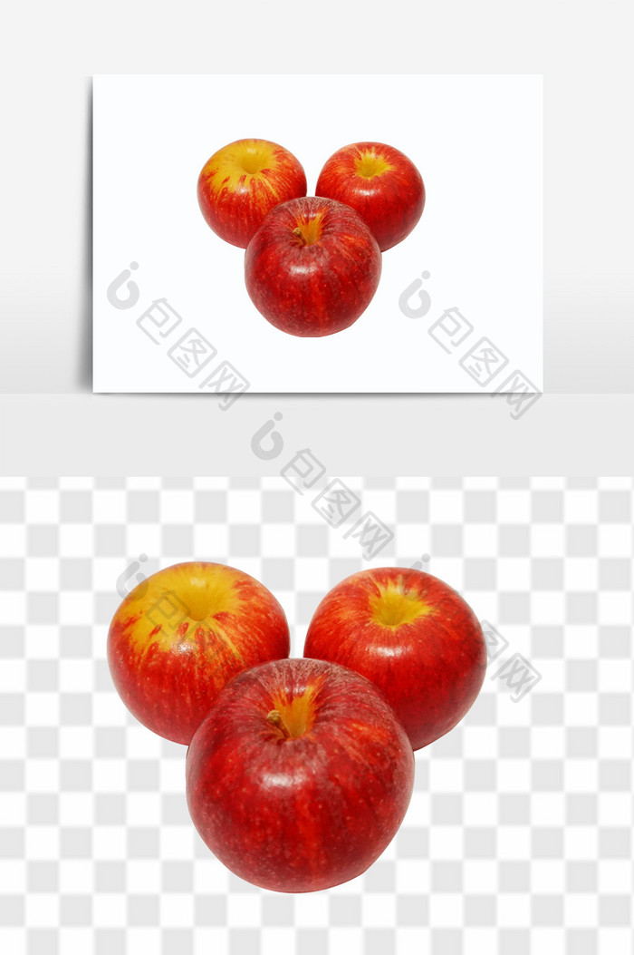 红苹果红富士素材元素