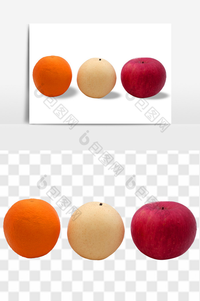 组合梨苹果图片