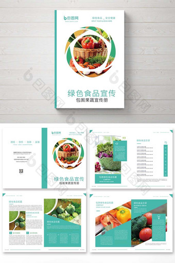 整套2018现代绿色食品宣传手册图片