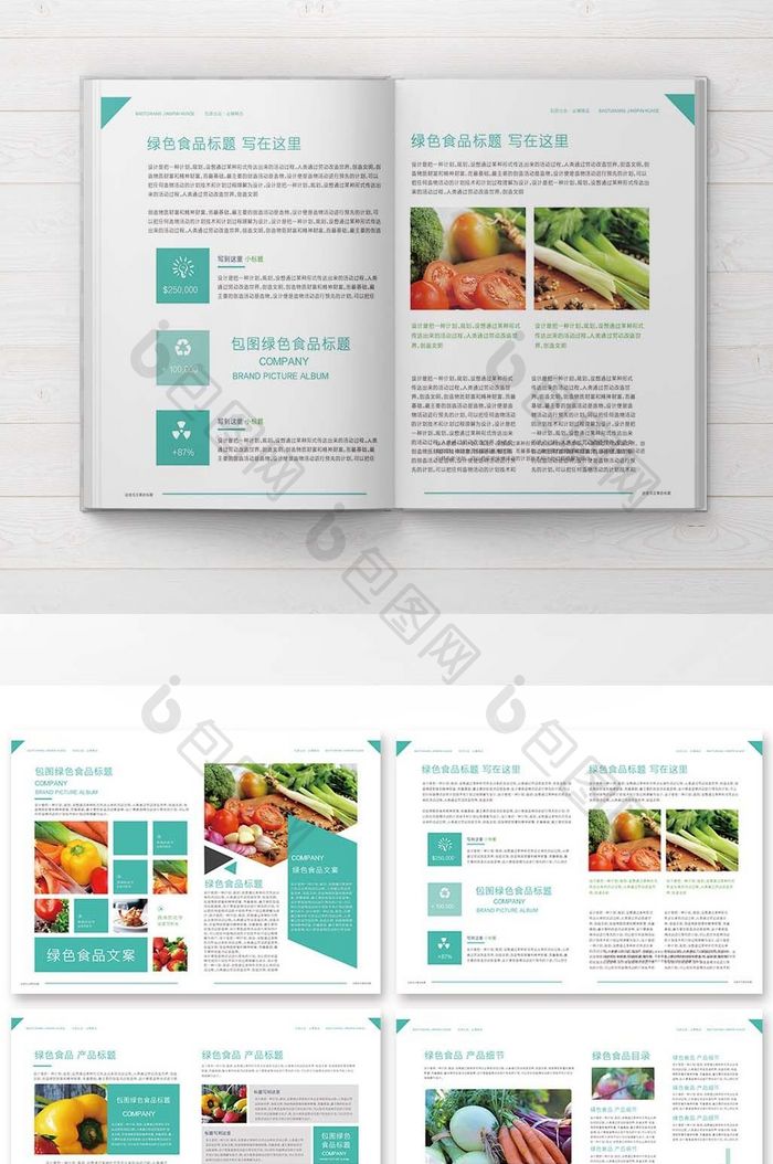 整套2018现代绿色食品宣传手册