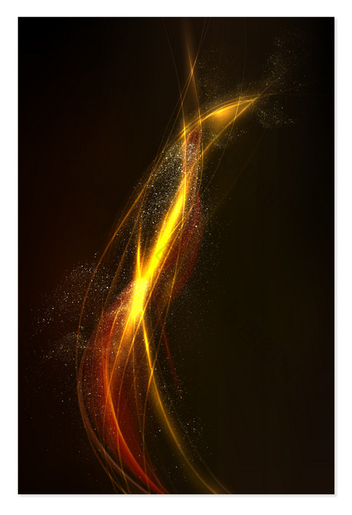 金色流光线条背景图片
