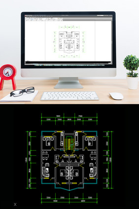 全屋定制层户型建筑CAD图纸