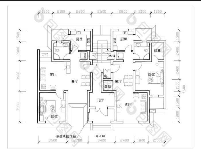 CAD户型图