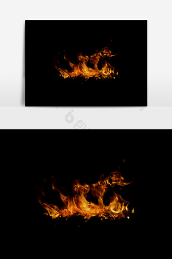 火焰燃烧元素素材设计图片