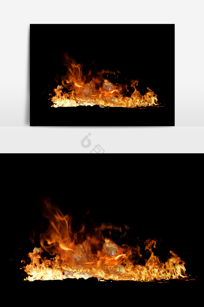燃烧的火焰流光体图片