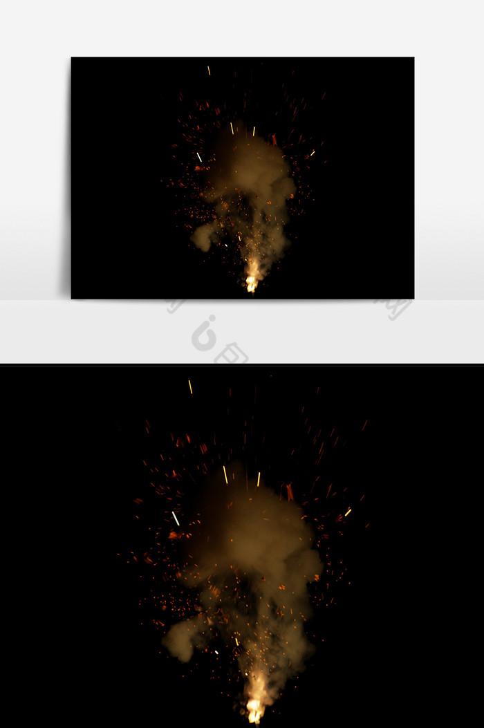 烟火烟雾爆炸光效图片图片