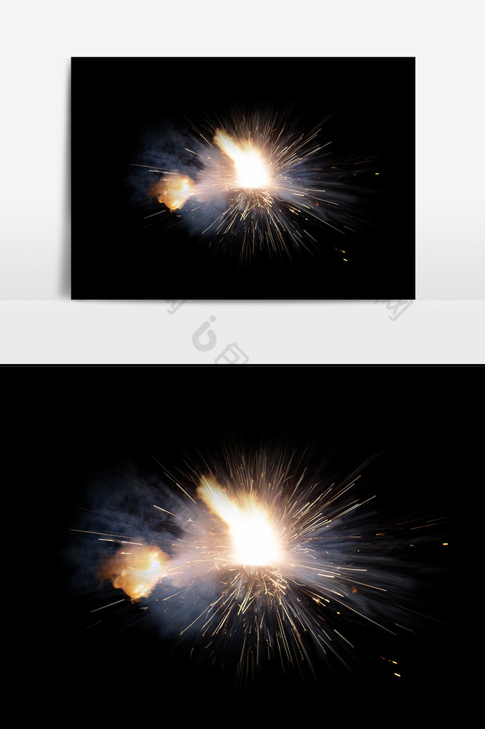 爆炸烟火光效光斑图片图片