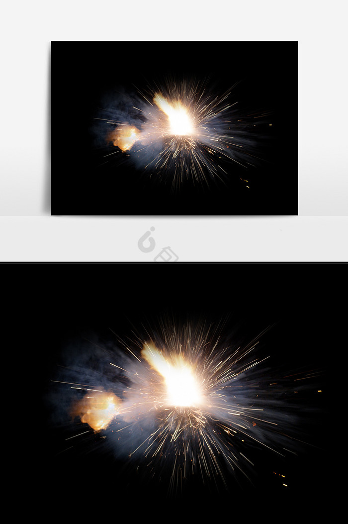 爆炸烟火光效光斑图片