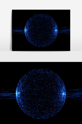 拉瑟球体光效光斑