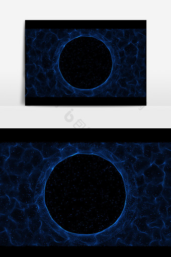 科技光斑光效元素图片