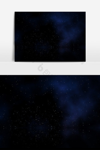 星光夜空元素素材图片