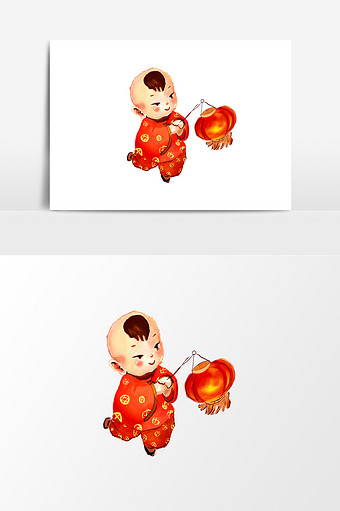 古风小孩图片-古风小孩素材免费下载-包图网