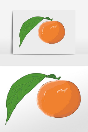 夏天水果砂糖橘元素