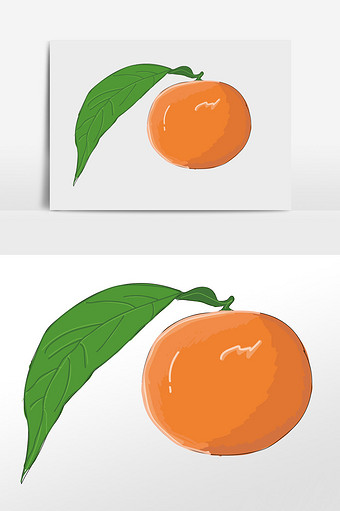 夏天水果砂糖橘元素图片